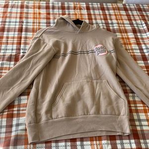 Santa Cruz cool brown hoodie size small